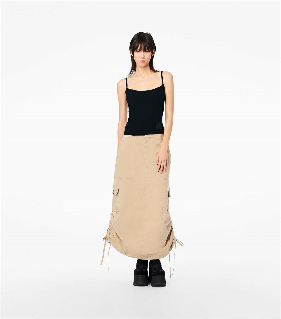 Beige Women's Marc Jacobs The Cargo Skirts | KRV-803915