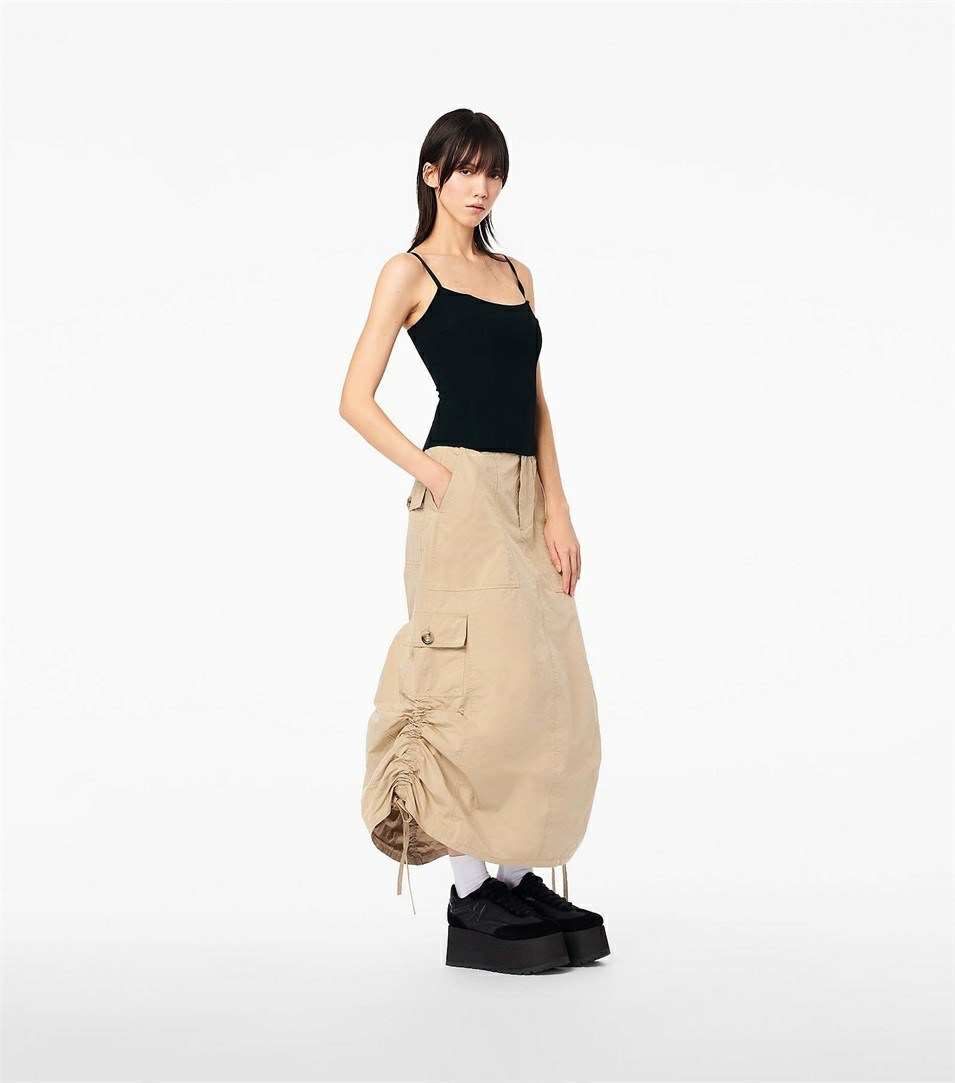 Beige Women's Marc Jacobs The Cargo Skirts | KRV-803915