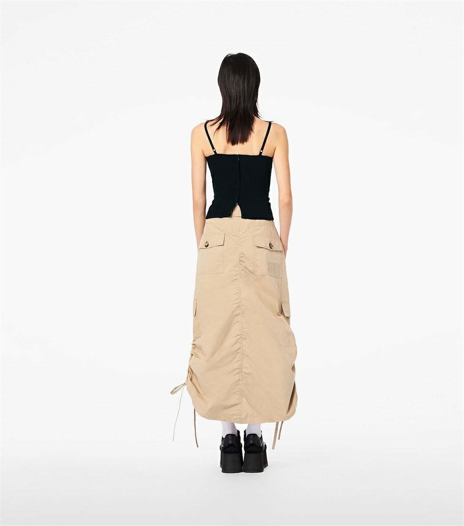 Beige Women's Marc Jacobs The Cargo Skirts | KRV-803915