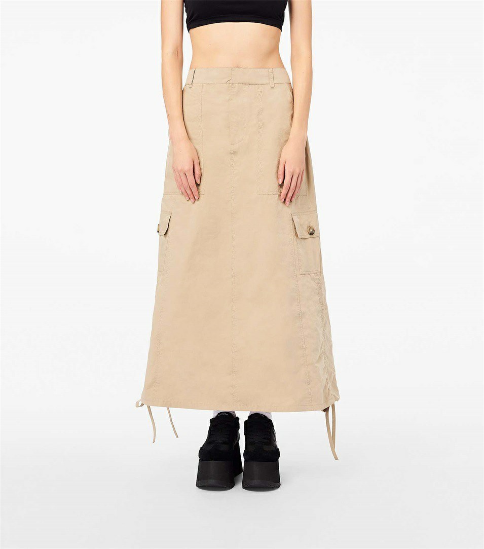 Beige Women's Marc Jacobs The Cargo Skirts | KRV-803915