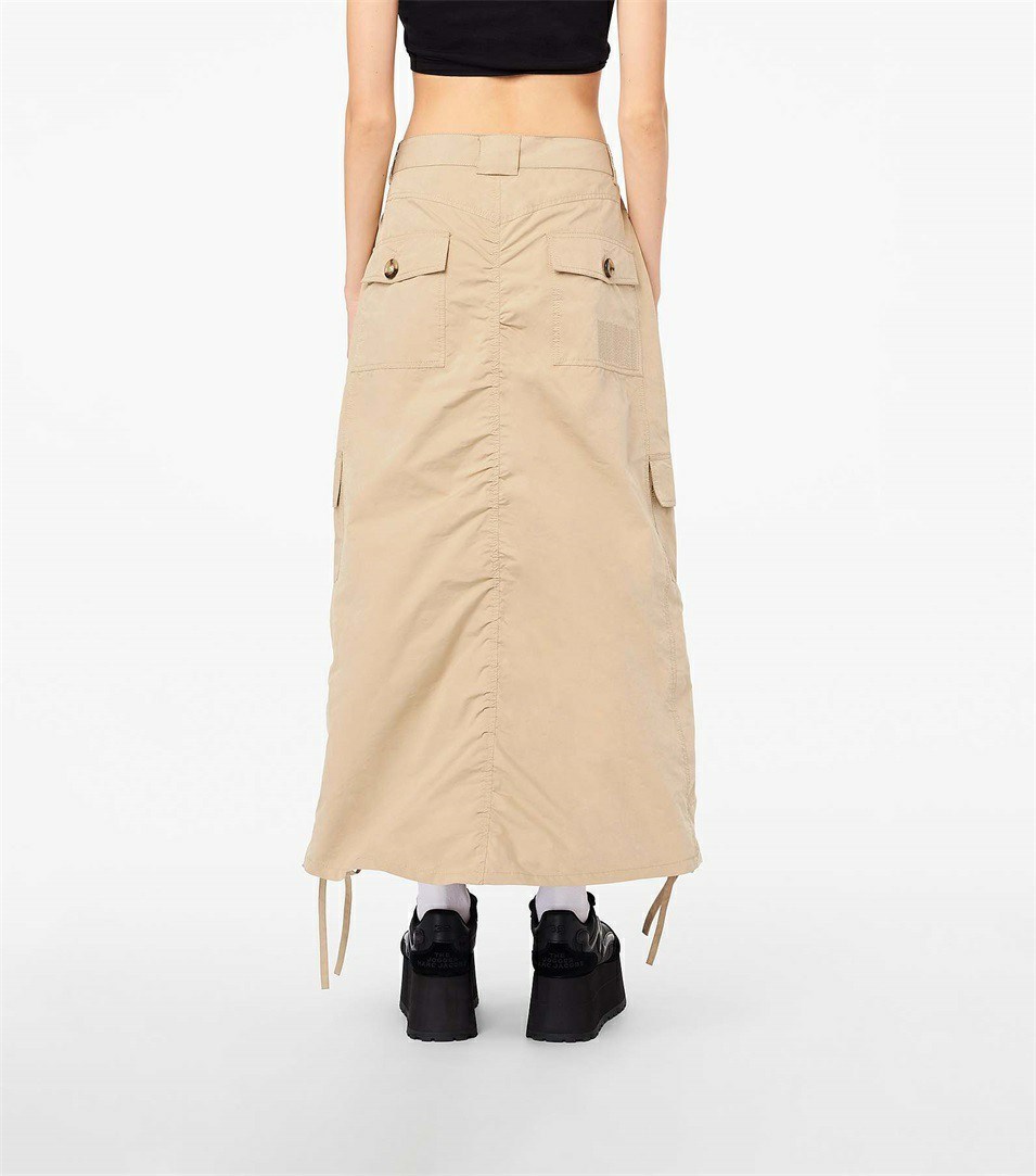 Beige Women's Marc Jacobs The Cargo Skirts | KRV-803915