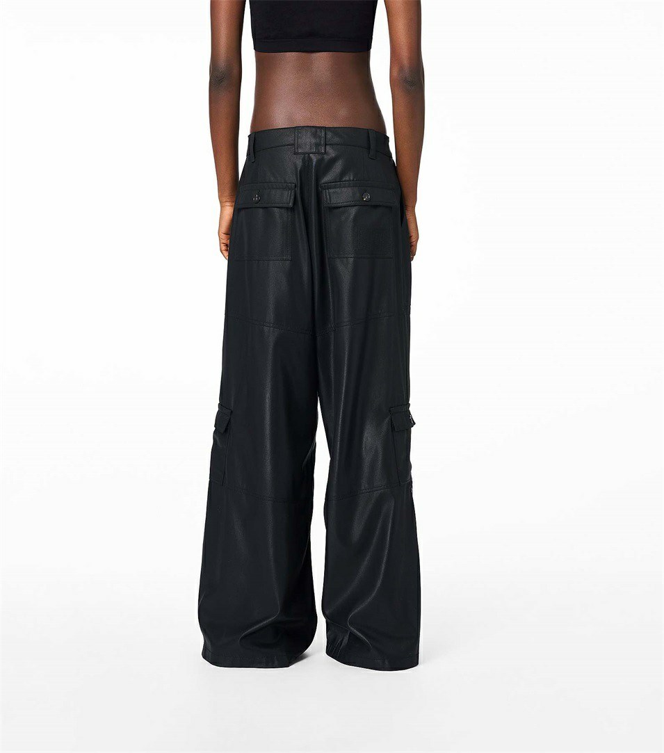 Black Copper Women's Marc Jacobs The Wide Leg Cargo Pants | CBE-103857