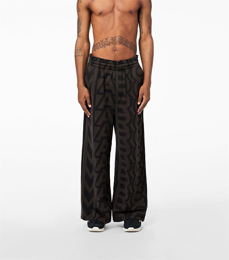 Black / Grey Women's Marc Jacobs The Monogram Oversized Pants | ILC-497352