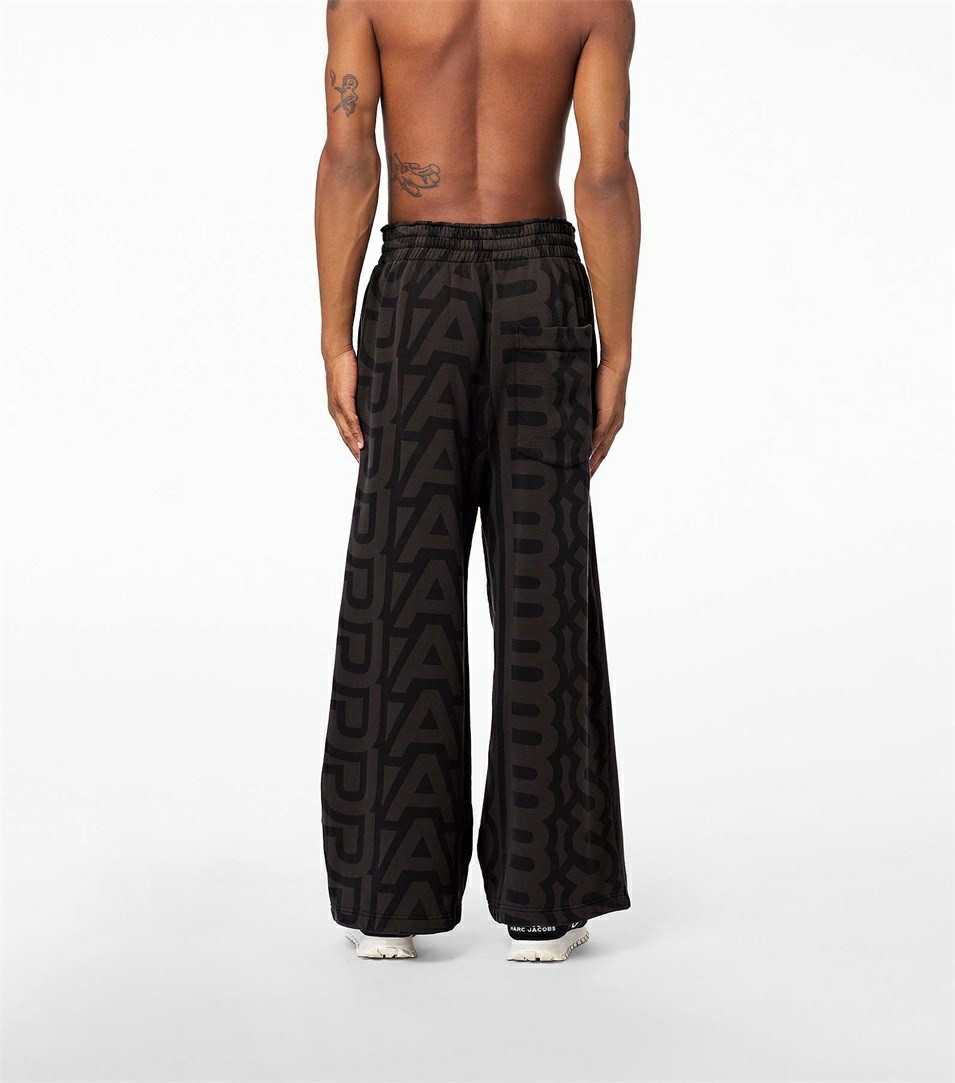 Black / Grey Women's Marc Jacobs The Monogram Oversized Pants | ILC-497352