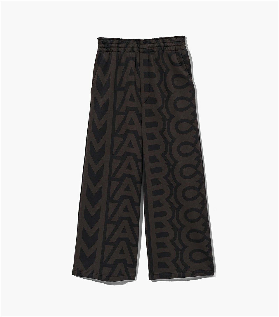 Black / Grey Women\'s Marc Jacobs The Monogram Oversized Pants | ILC-497352