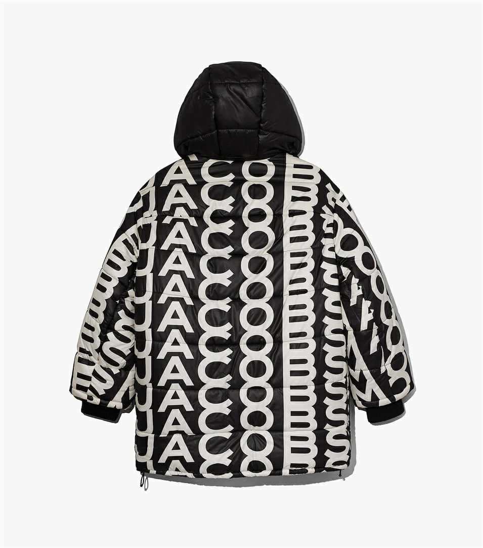 Black / White Women's Marc Jacobs The Monogram Oversized Jackets | QUZ-609247