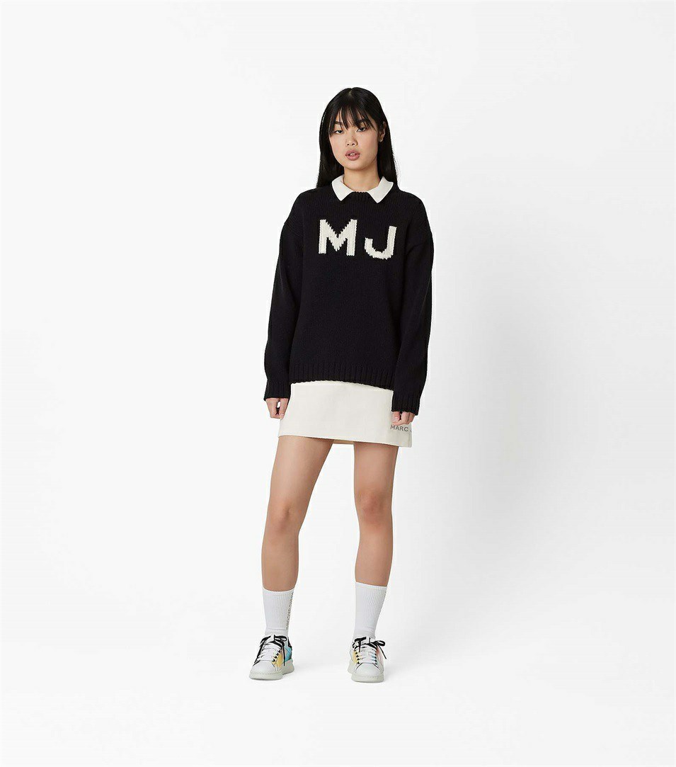 Black Women's Marc Jacobs The Big Sweaters | AZL-931802