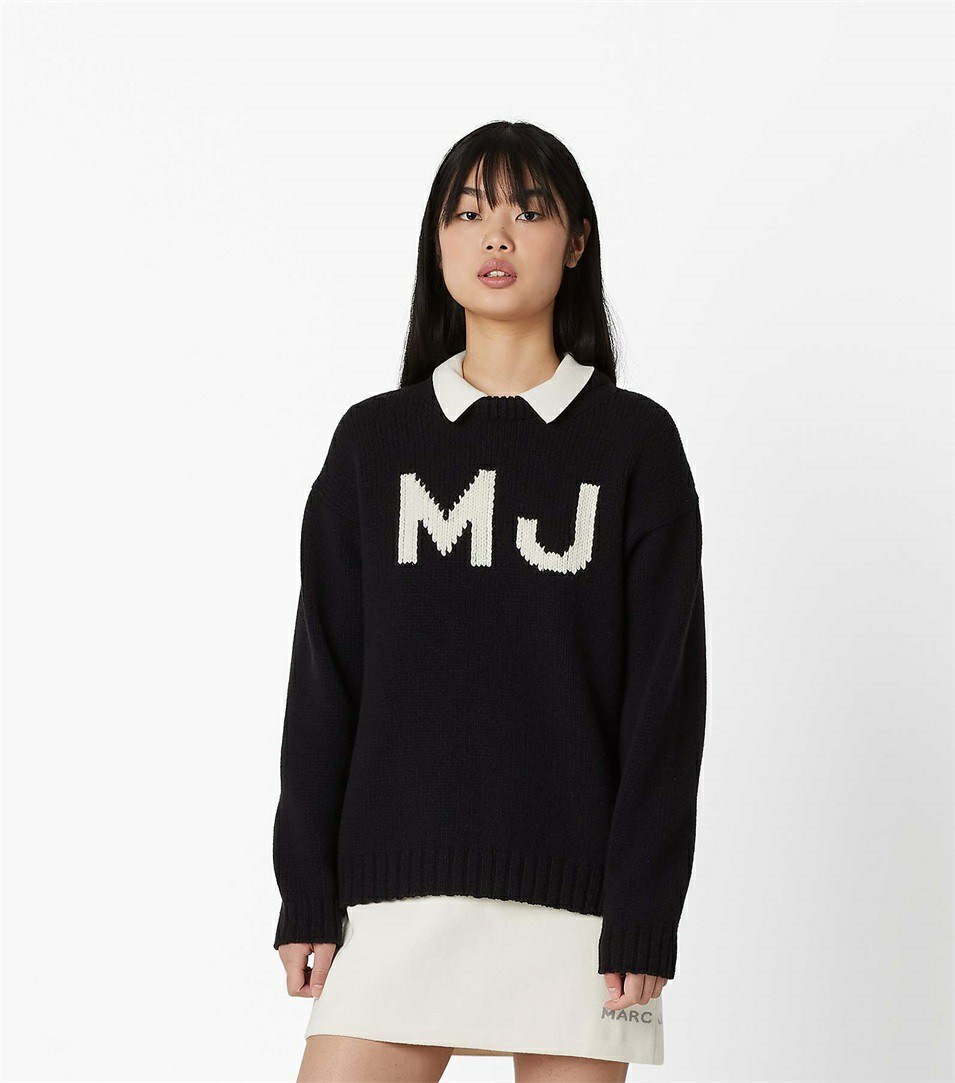 Black Women's Marc Jacobs The Big Sweaters | AZL-931802