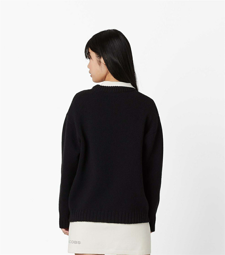 Black Women's Marc Jacobs The Big Sweaters | AZL-931802