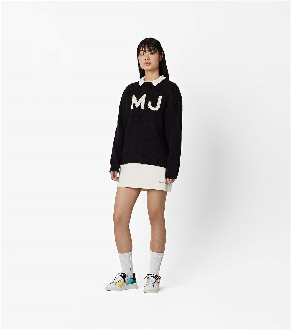 Black Women's Marc Jacobs The Big Sweaters | AZL-931802