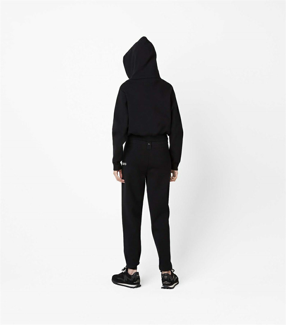 Black Women's Marc Jacobs The Cropped Hoodie | CNZ-709814