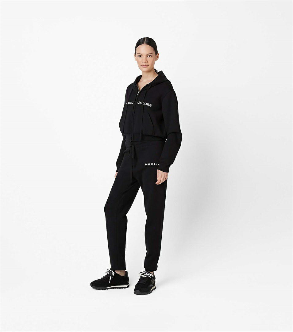 Black Women's Marc Jacobs The Cropped Hoodie | CNZ-709814