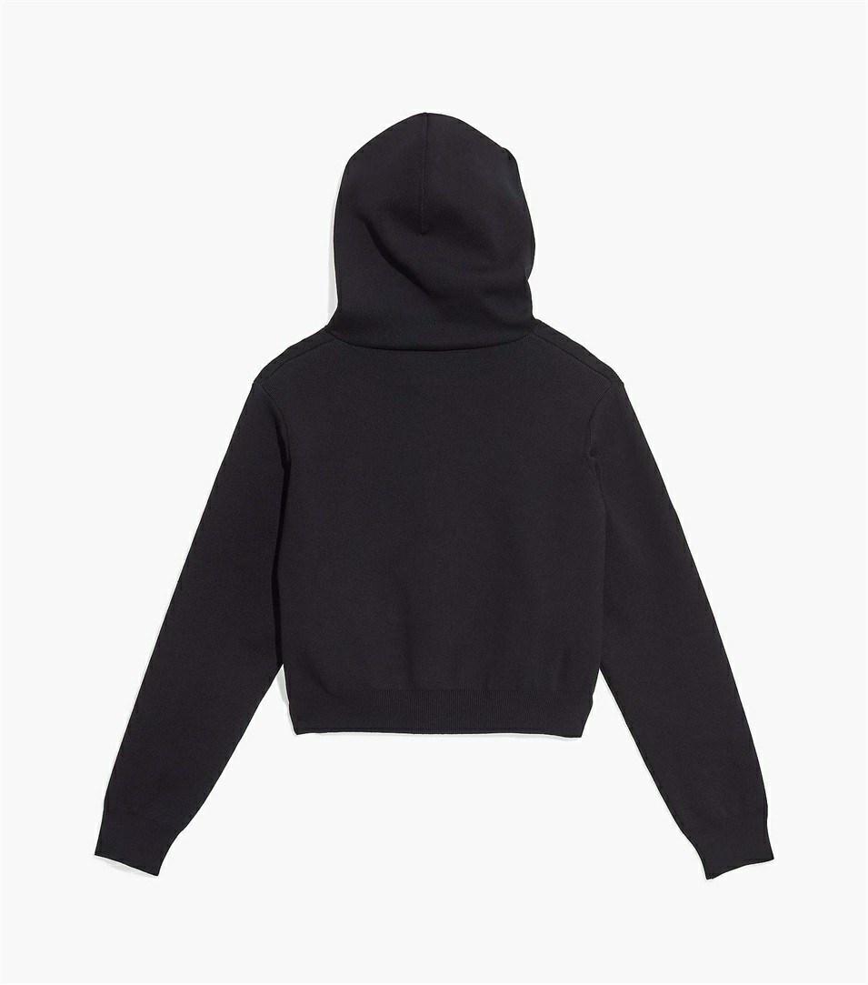 Black Women's Marc Jacobs The Cropped Hoodie | CNZ-709814