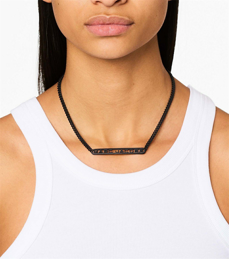 Black Women's Marc Jacobs The Monogram Chain DTM Jewelry | FCB-520683