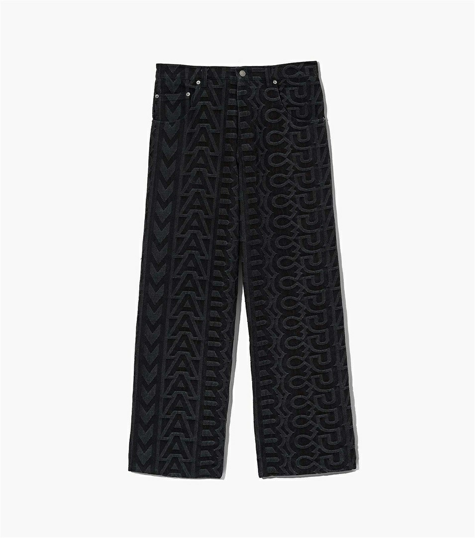 Black Women\'s Marc Jacobs The Monogram Denim Pants | QFA-892350