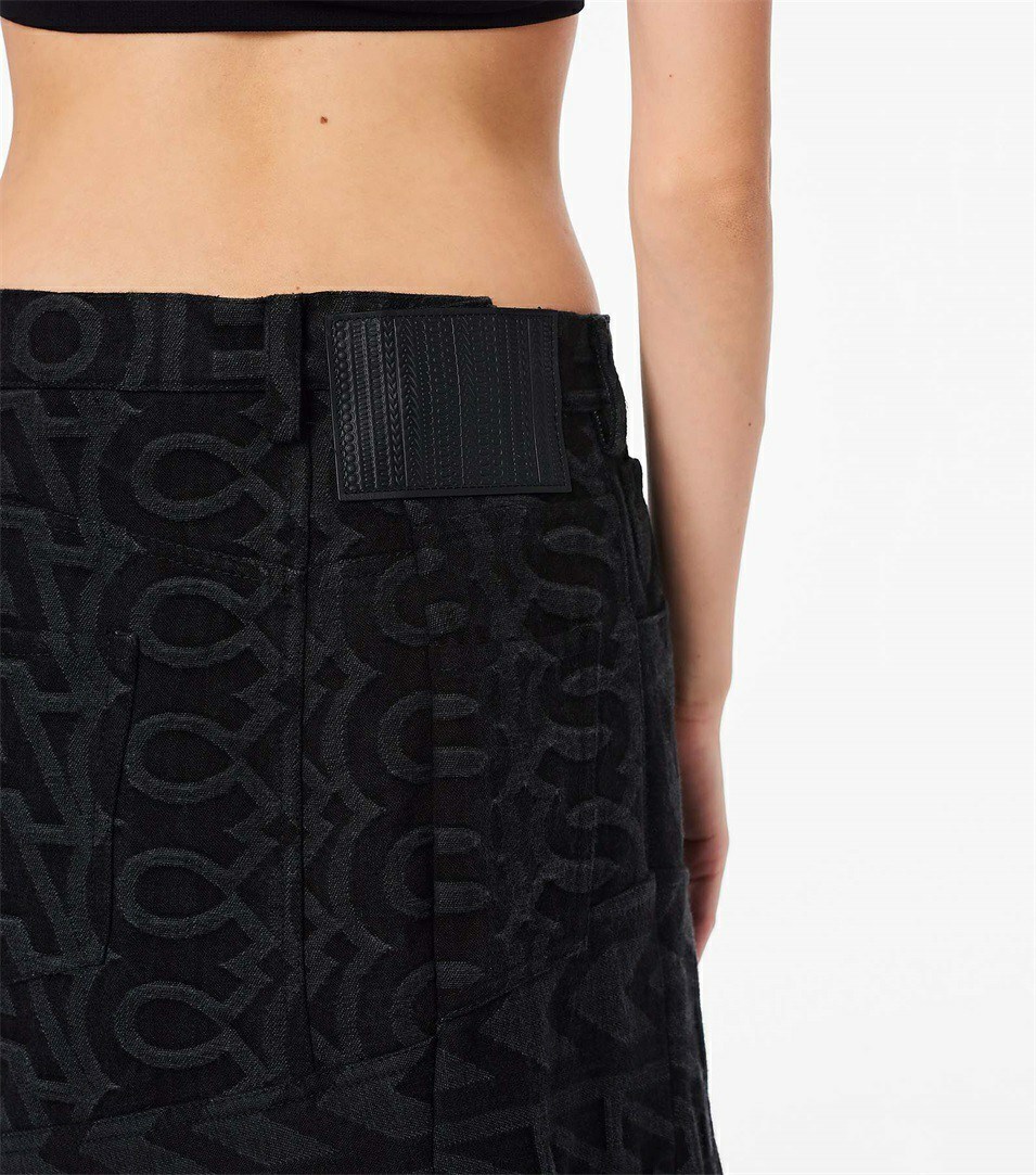 Black Women's Marc Jacobs The Monogram Denim Skirts | WJC-105426