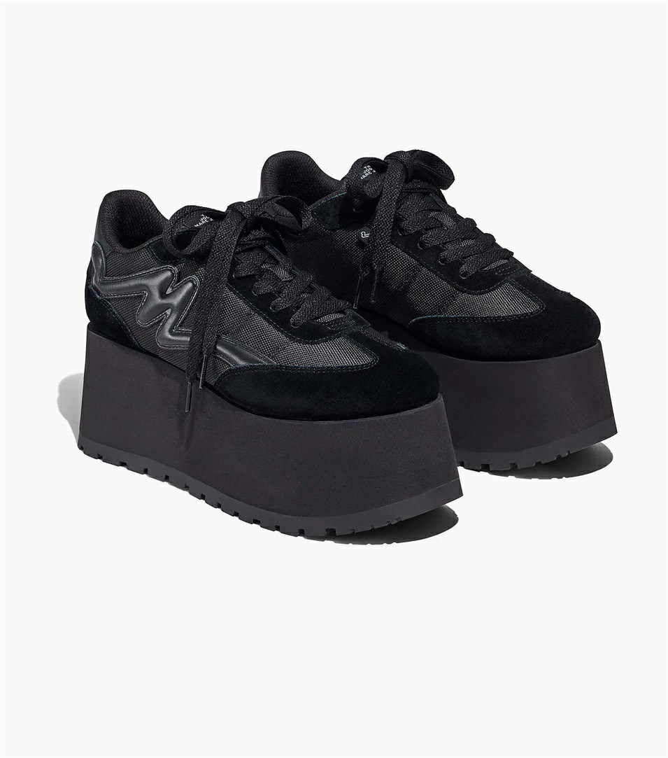 Black Women\'s Marc Jacobs The Platform Sneakers | EBX-980527