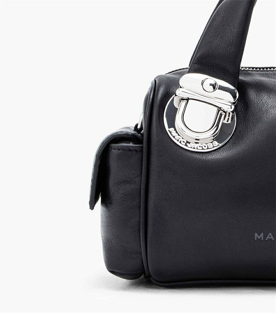 Black Women's Marc Jacobs The Pushlock Mini Satchel Bags | AMN-586402