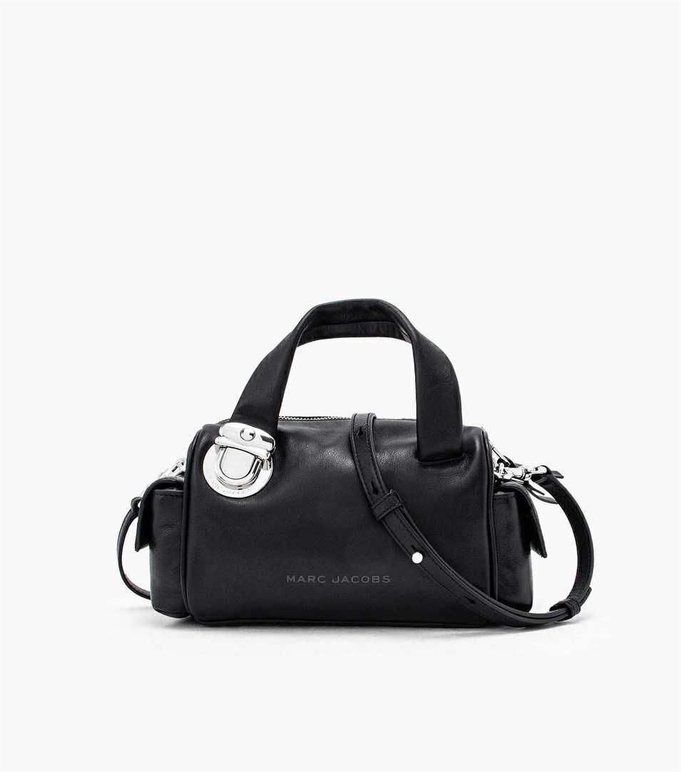 Black Women\'s Marc Jacobs The Pushlock Mini Satchel Bags | AMN-586402