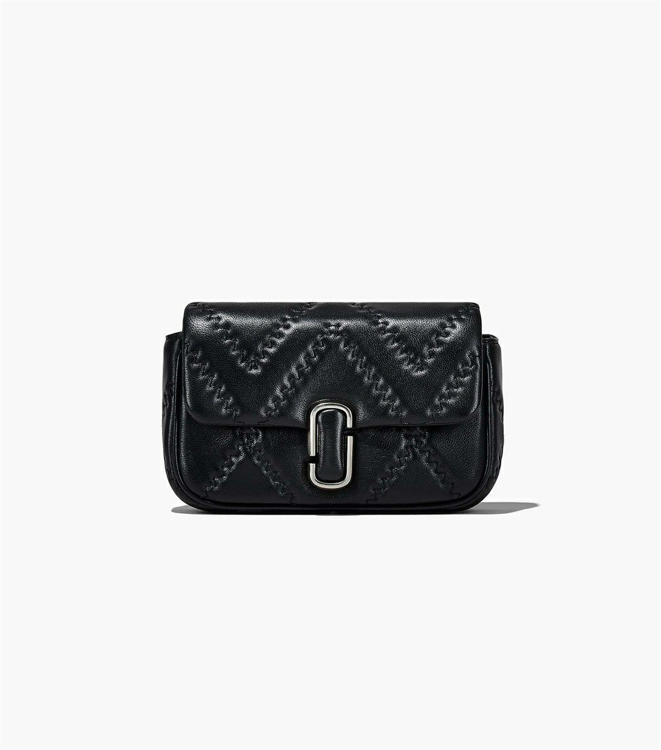 Black Women's Marc Jacobs The Quilted Leather J Marc Mini Shoulder Bags | BYP-807419