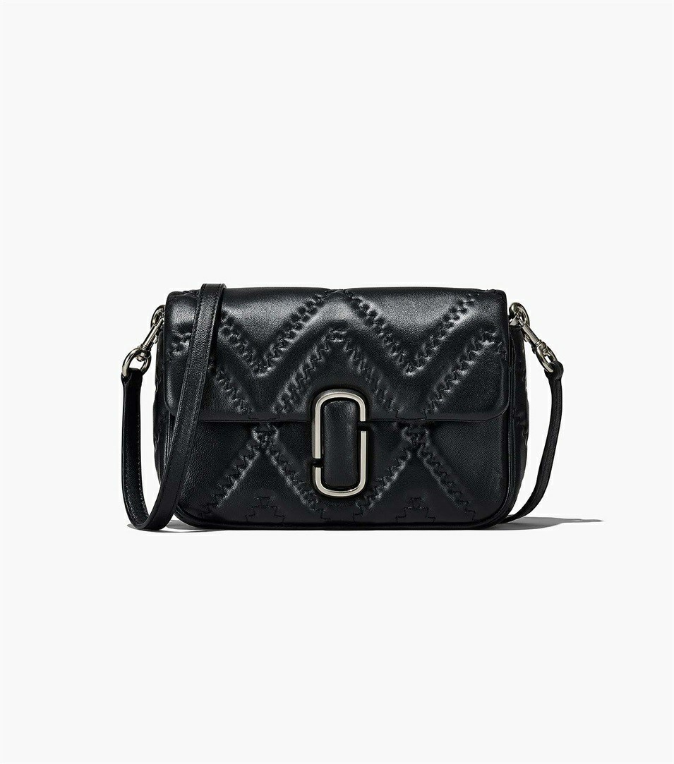 Black Women's Marc Jacobs The Quilted Leather J Marc Shoulder Bags | SVW-870265