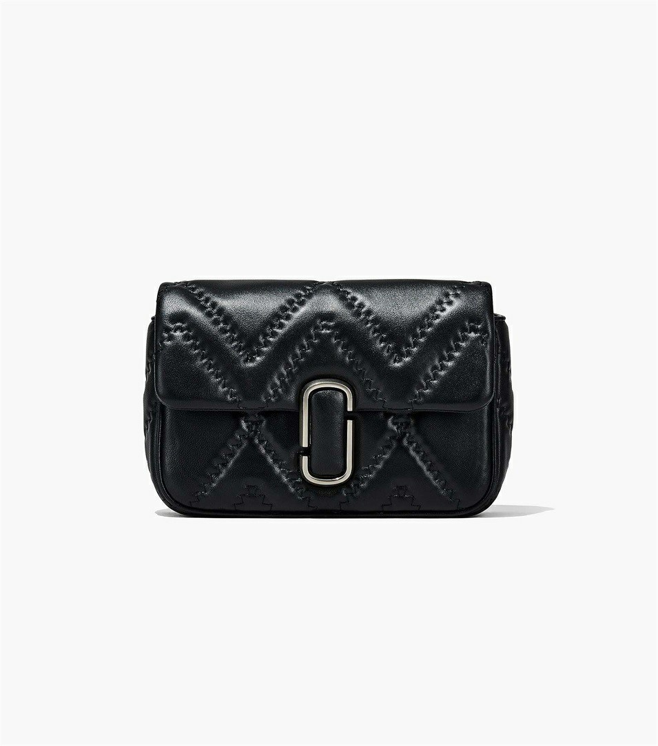 Black Women's Marc Jacobs The Quilted Leather J Marc Shoulder Bags | SVW-870265