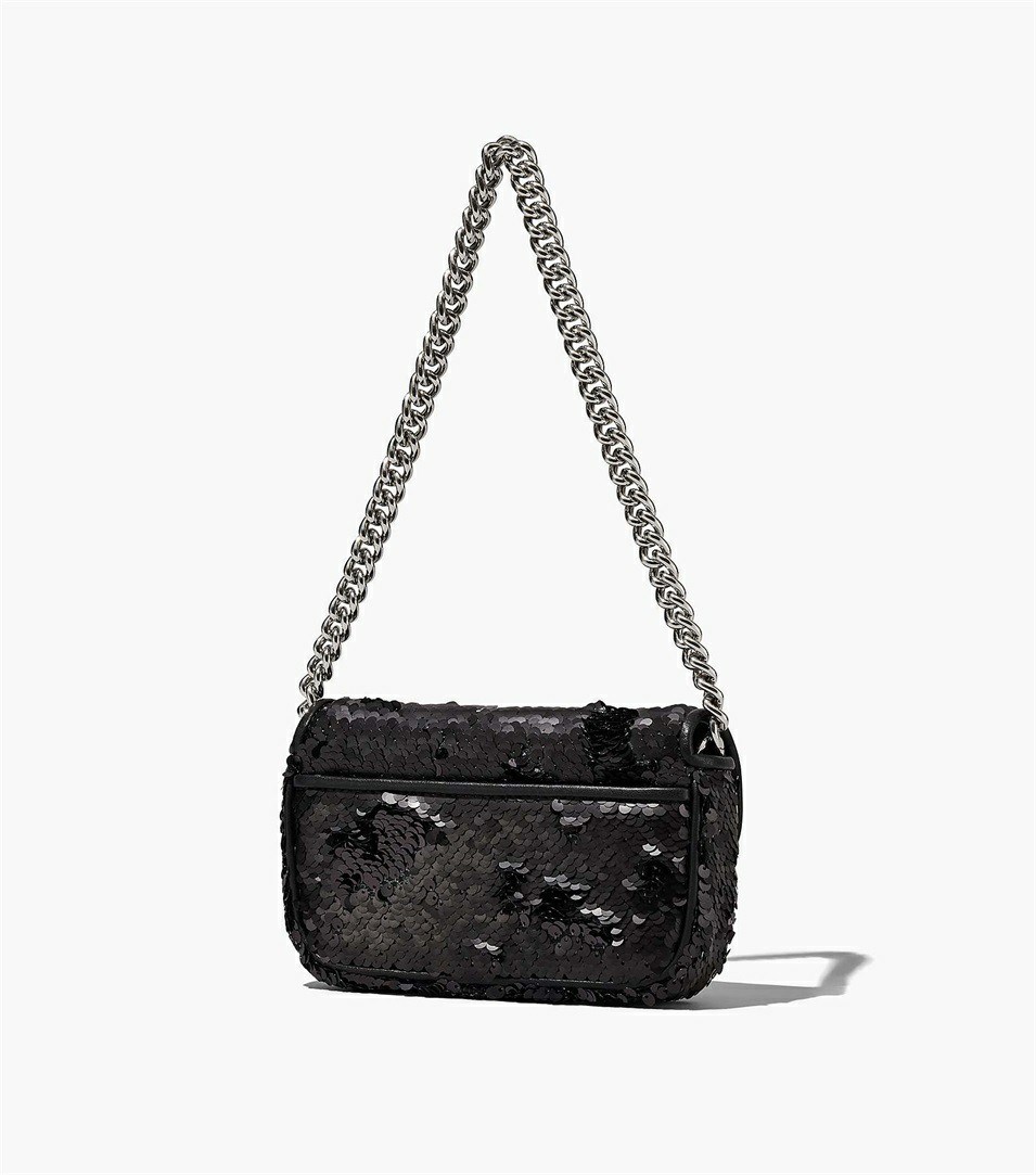 Black Women's Marc Jacobs The Sequin J Marc Mini Shoulder Bags | SUT-410728