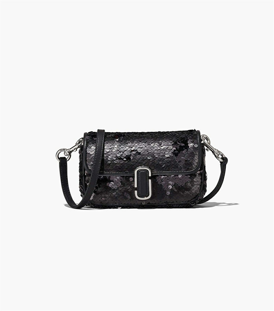 Black Women's Marc Jacobs The Sequin J Marc Mini Shoulder Bags | SUT-410728