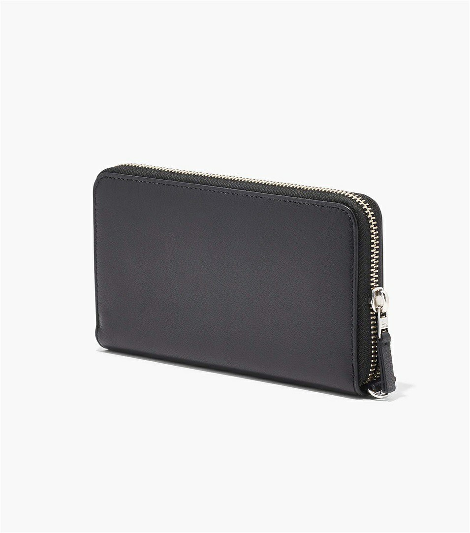 Black Women's Marc Jacobs The Slim 84 Continental Wristlet Wallets | SBK-261053