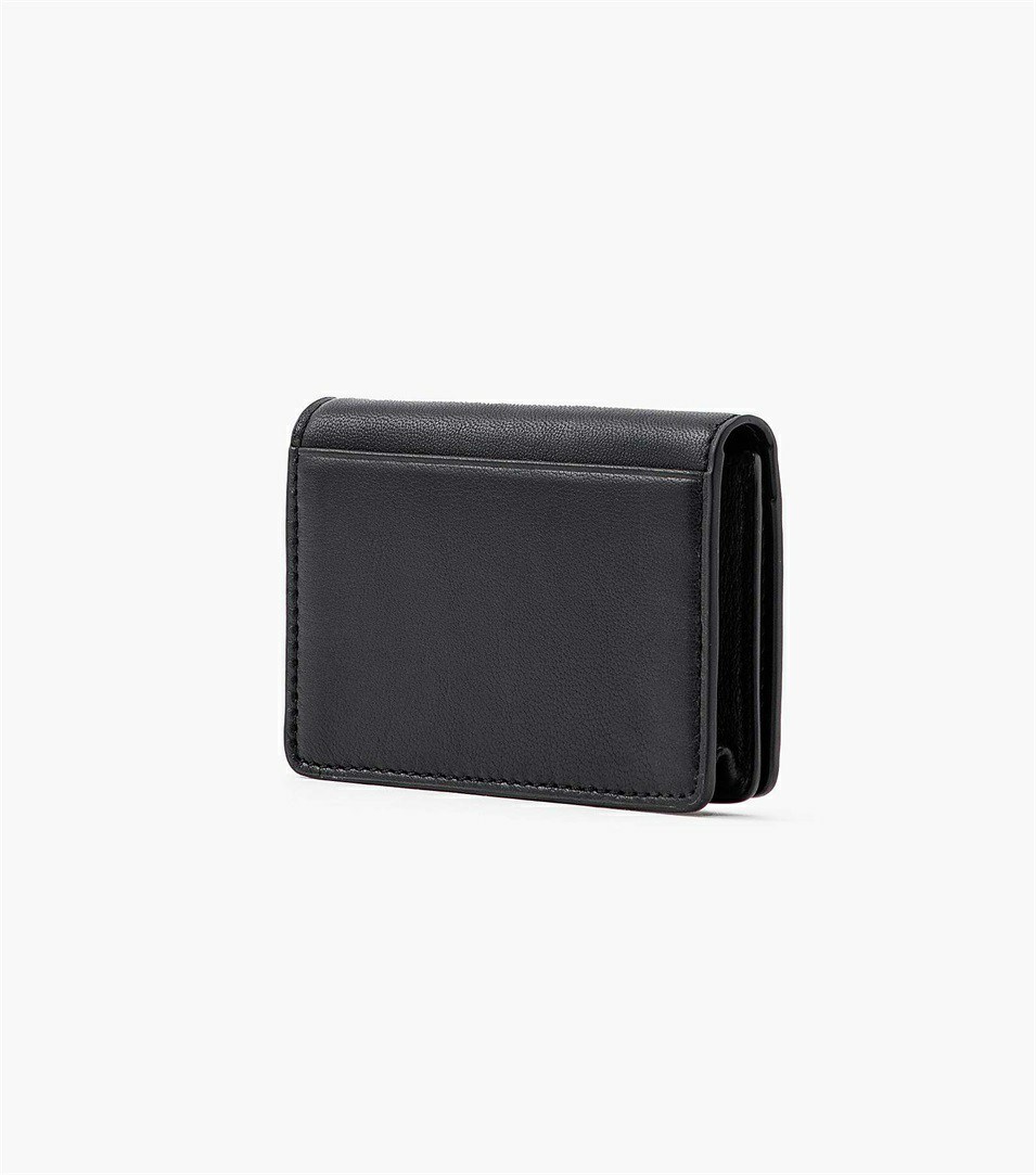 Black Women's Marc Jacobs The Slim 84 Flap Card Case Wallets | PKX-651078