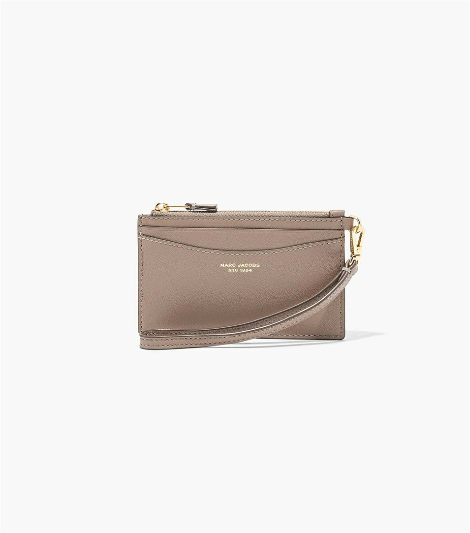 Black Women\'s Marc Jacobs The Slim 84 Top Zip Wristlet Wallets | CIO-168720