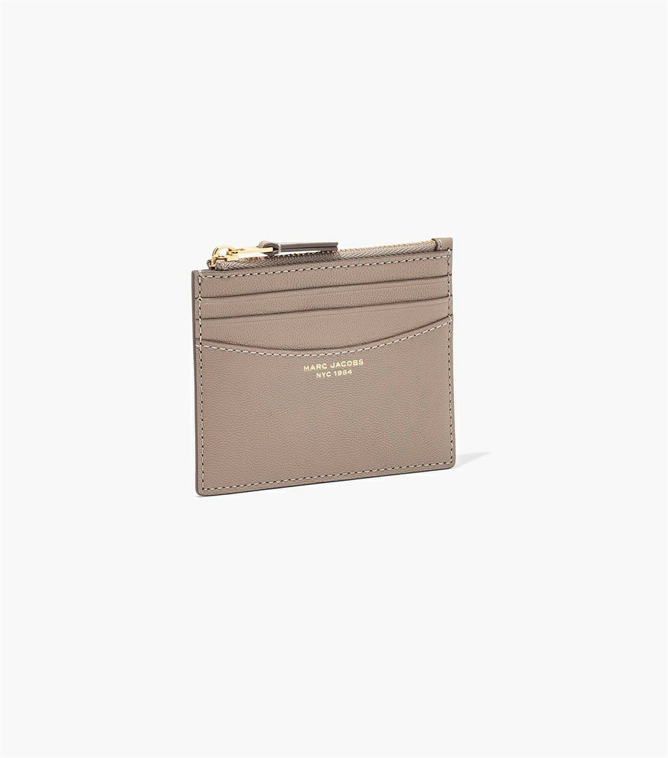 Black Women's Marc Jacobs The Slim 84 Zip Card Case Wallets | PJY-271586