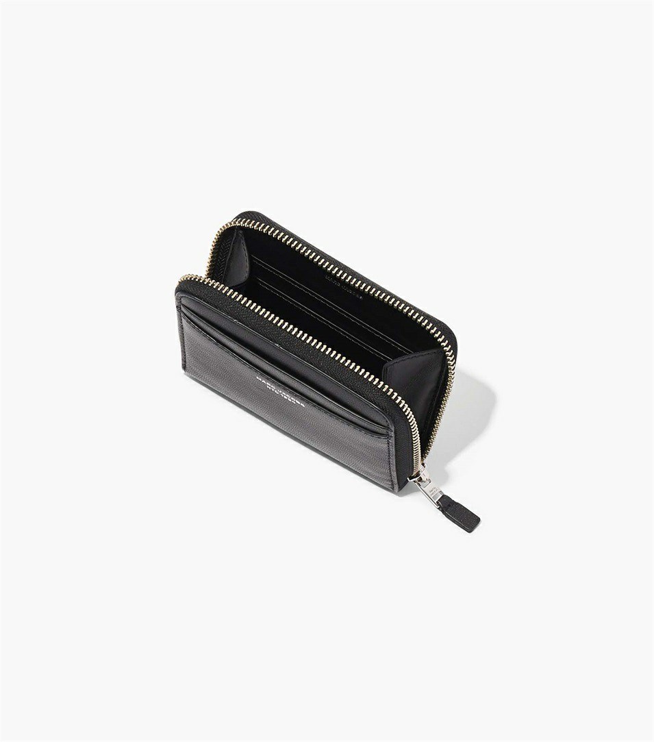 Black Women's Marc Jacobs The Slim 84 Zip Around Wallets | YAO-873591