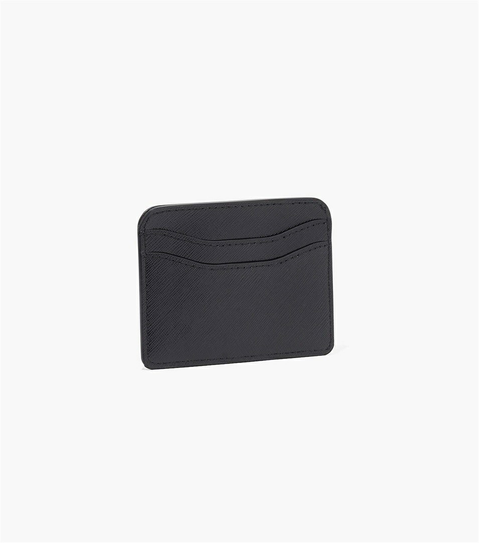 Black Women's Marc Jacobs The Snapshot Dtm Card Case Wallets | AQM-734192