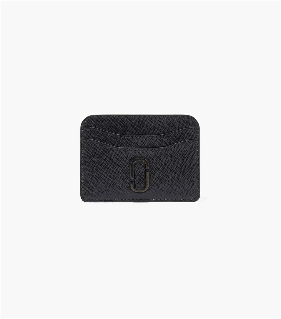 Black Women\'s Marc Jacobs The Snapshot Dtm Card Case Wallets | AQM-734192