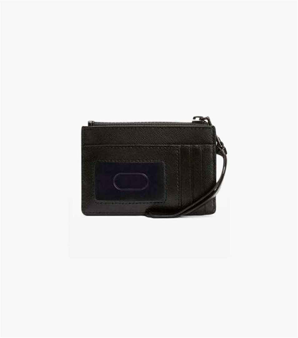 Black Women's Marc Jacobs The Snapshot Dtm Top Zip Multi Wallets | ECD-249710