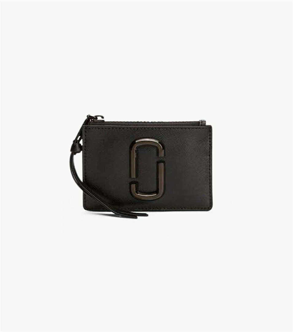 Black Women\'s Marc Jacobs The Snapshot Dtm Top Zip Multi Wallets | ECD-249710