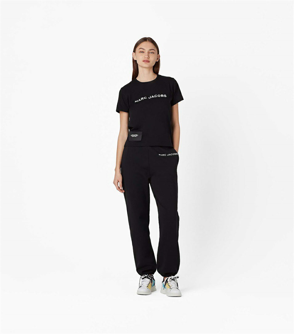 Black Women's Marc Jacobs The T Shirts | XFA-056897