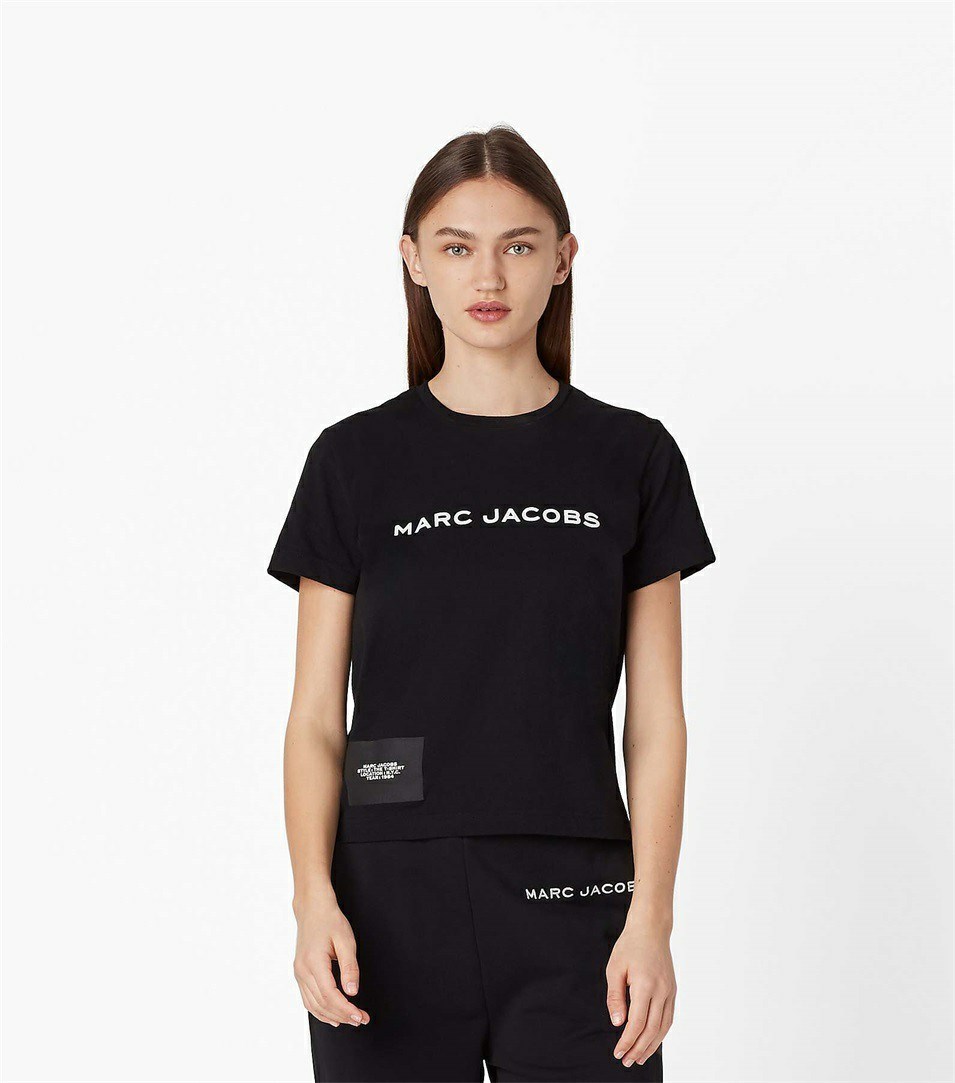 Black Women's Marc Jacobs The T Shirts | XFA-056897