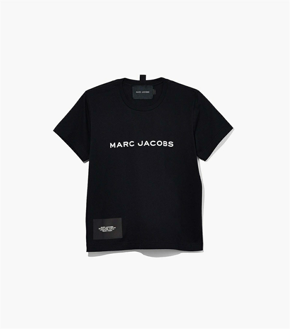 Black Women\'s Marc Jacobs The T Shirts | XFA-056897