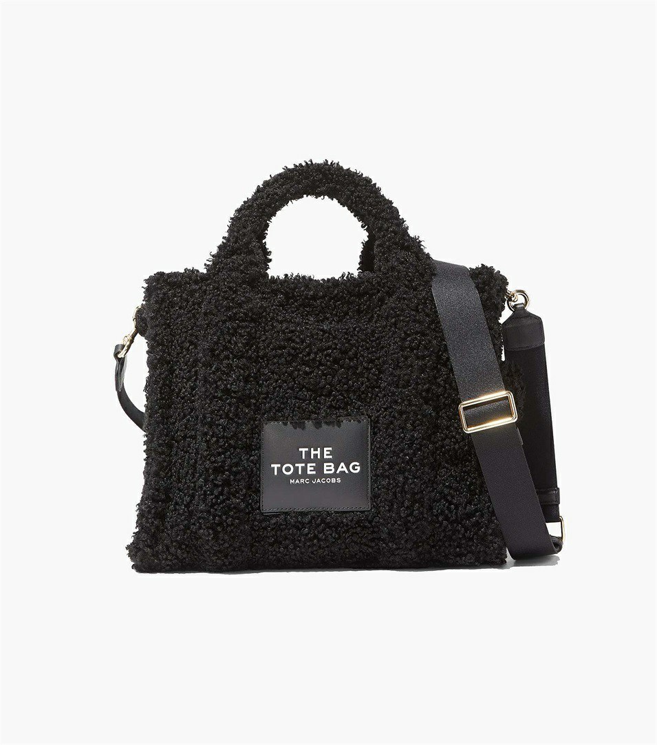 Black Women\'s Marc Jacobs The Teddy Medium Tote Bags | MRY-281435