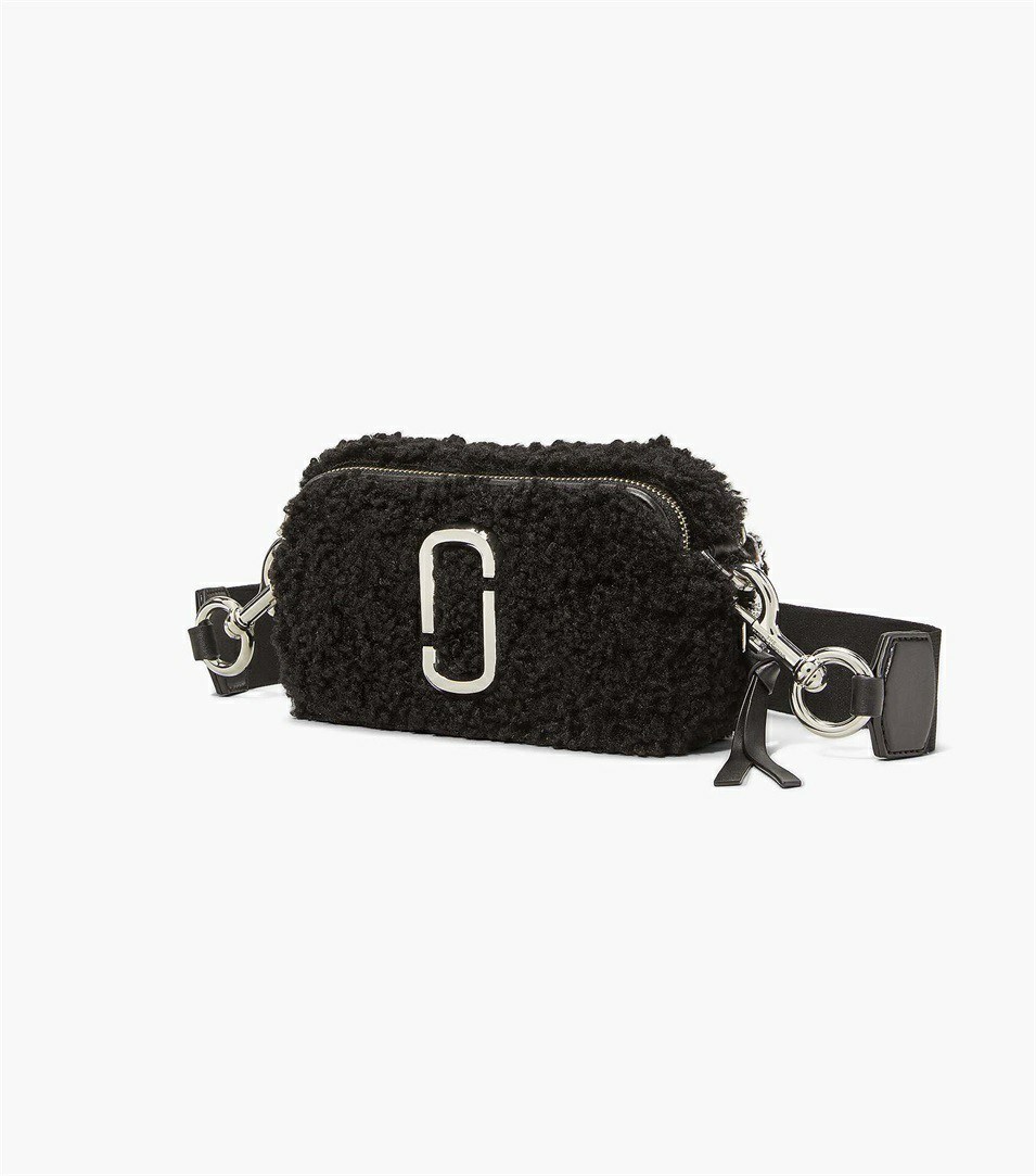 Black Women's Marc Jacobs The Teddy Snapshot Bags | QGU-620815