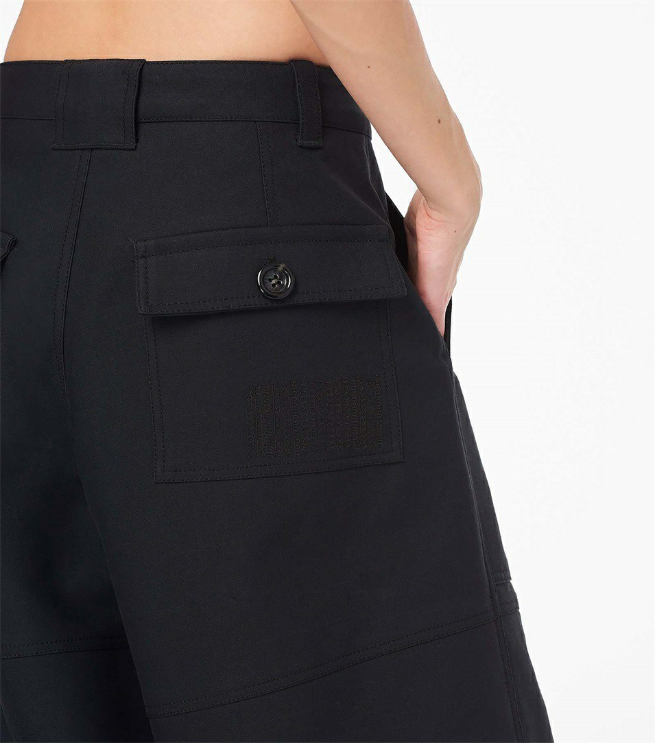 Black Women's Marc Jacobs The Wide Leg Cargo Pants | GFD-758163