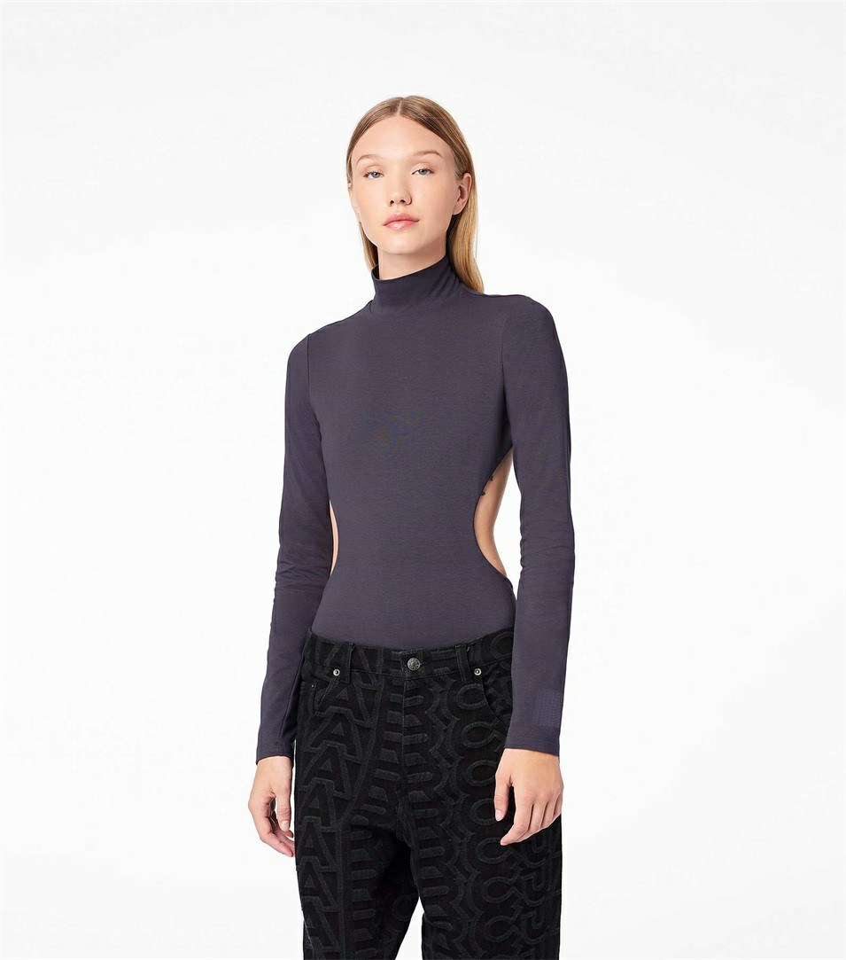 Dark Grey Women's Marc Jacobs The Cutout Bodysuit | CGE-746983