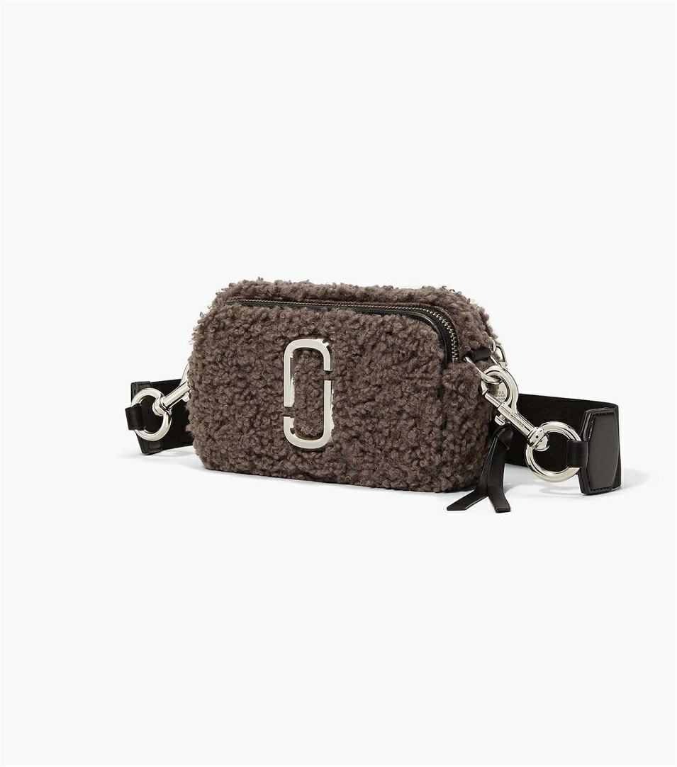 Grey Women's Marc Jacobs The Teddy Snapshot Bags | ENS-076215