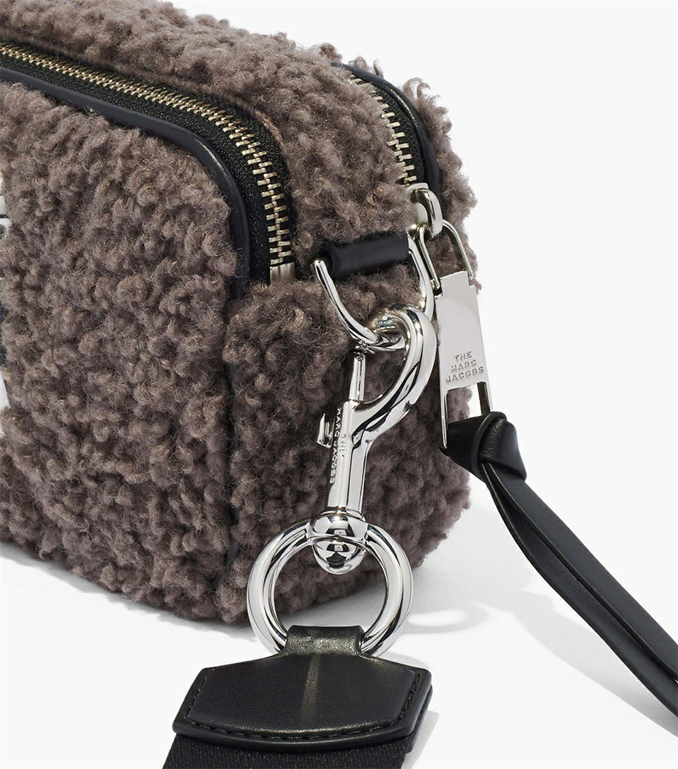 Grey Women's Marc Jacobs The Teddy Snapshot Bags | ENS-076215