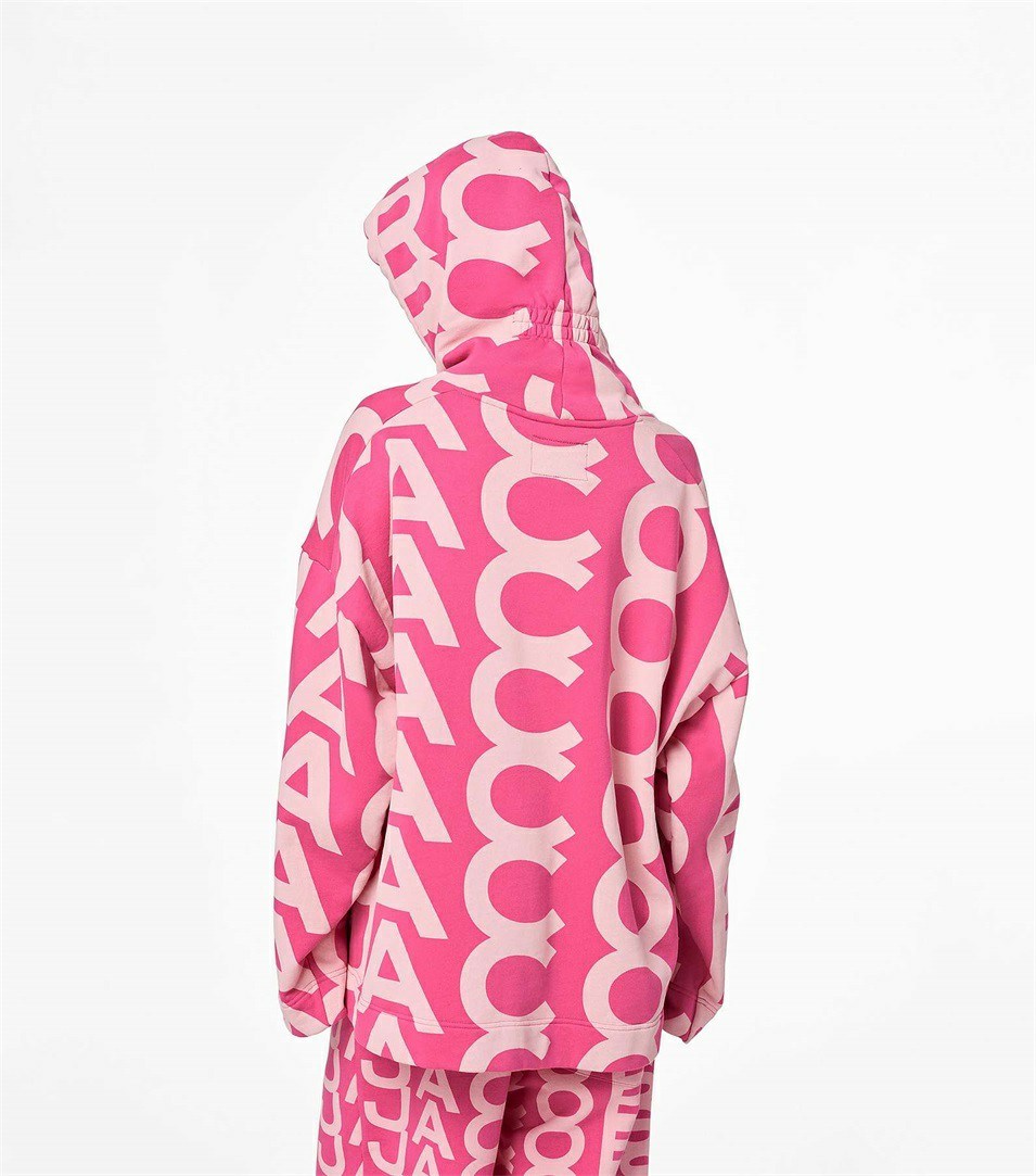 Light Pink / Pink Women's Marc Jacobs The Monogram Oversized Hoodie | UDM-829145