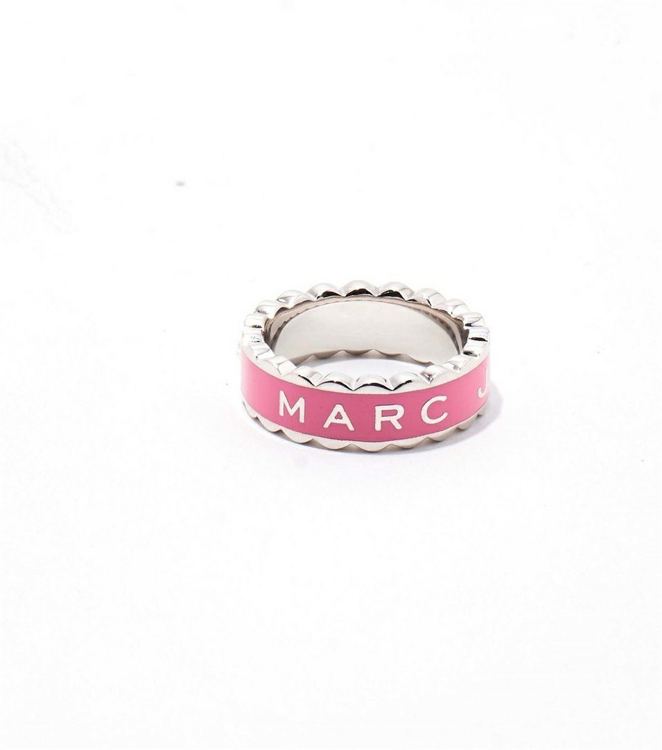 Pink / Silver Women's Marc Jacobs The Scallop Medallion Jewelry | XAE-851390