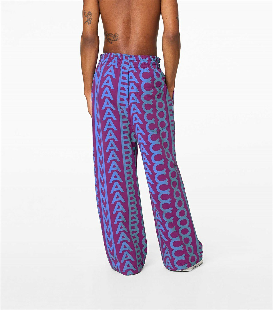 Purple / Blue Women's Marc Jacobs The Monogram Oversized Pants | LWV-315280