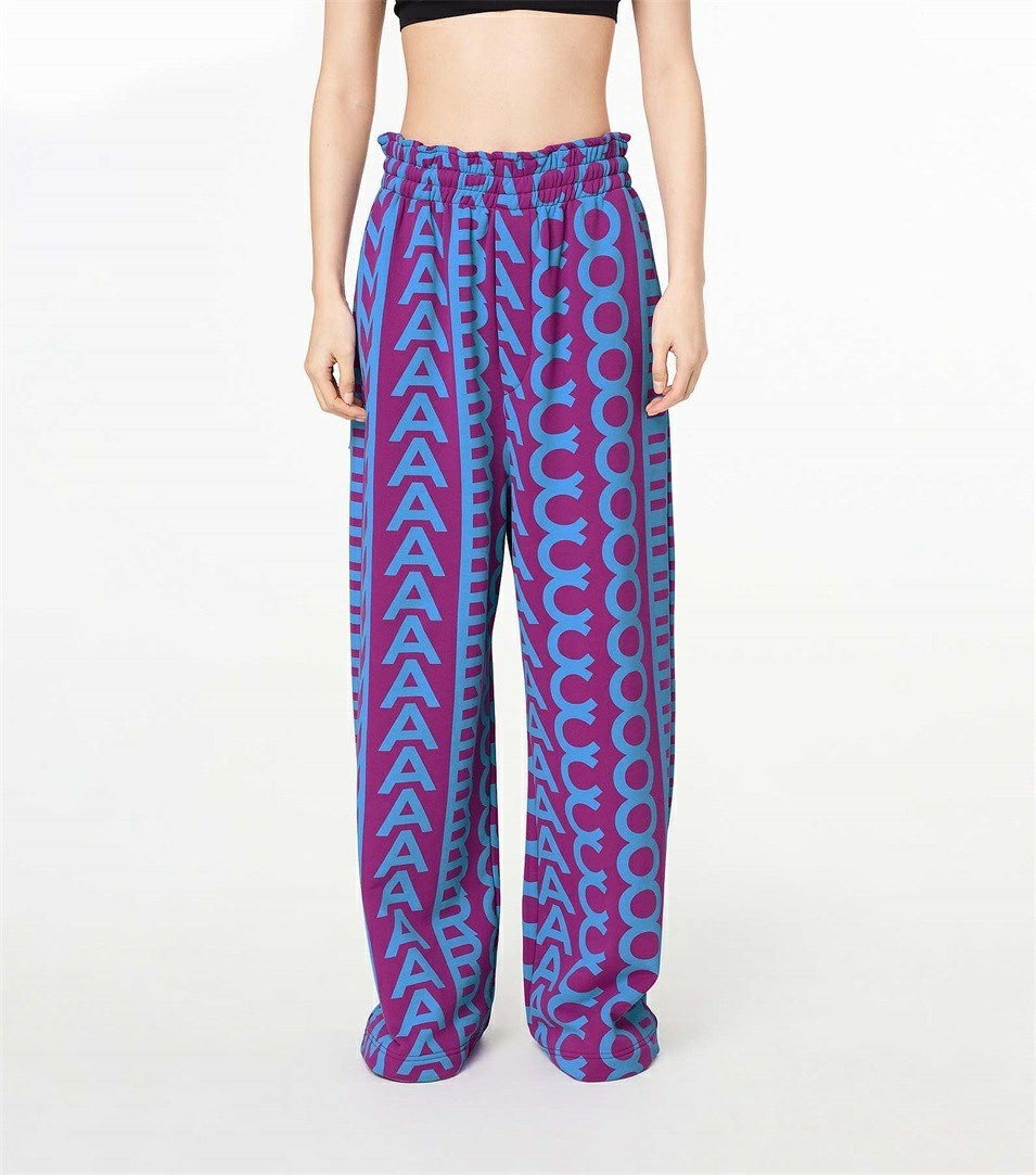 Purple / Blue Women's Marc Jacobs The Monogram Oversized Pants | LWV-315280